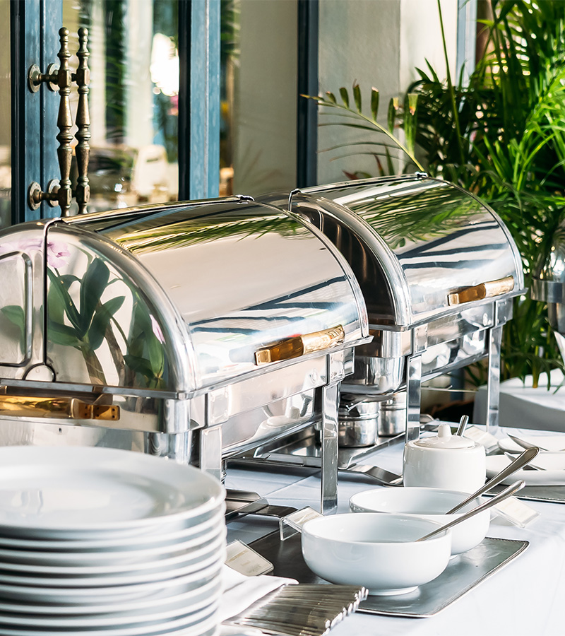 Catering setup by Gud Food Kitchen